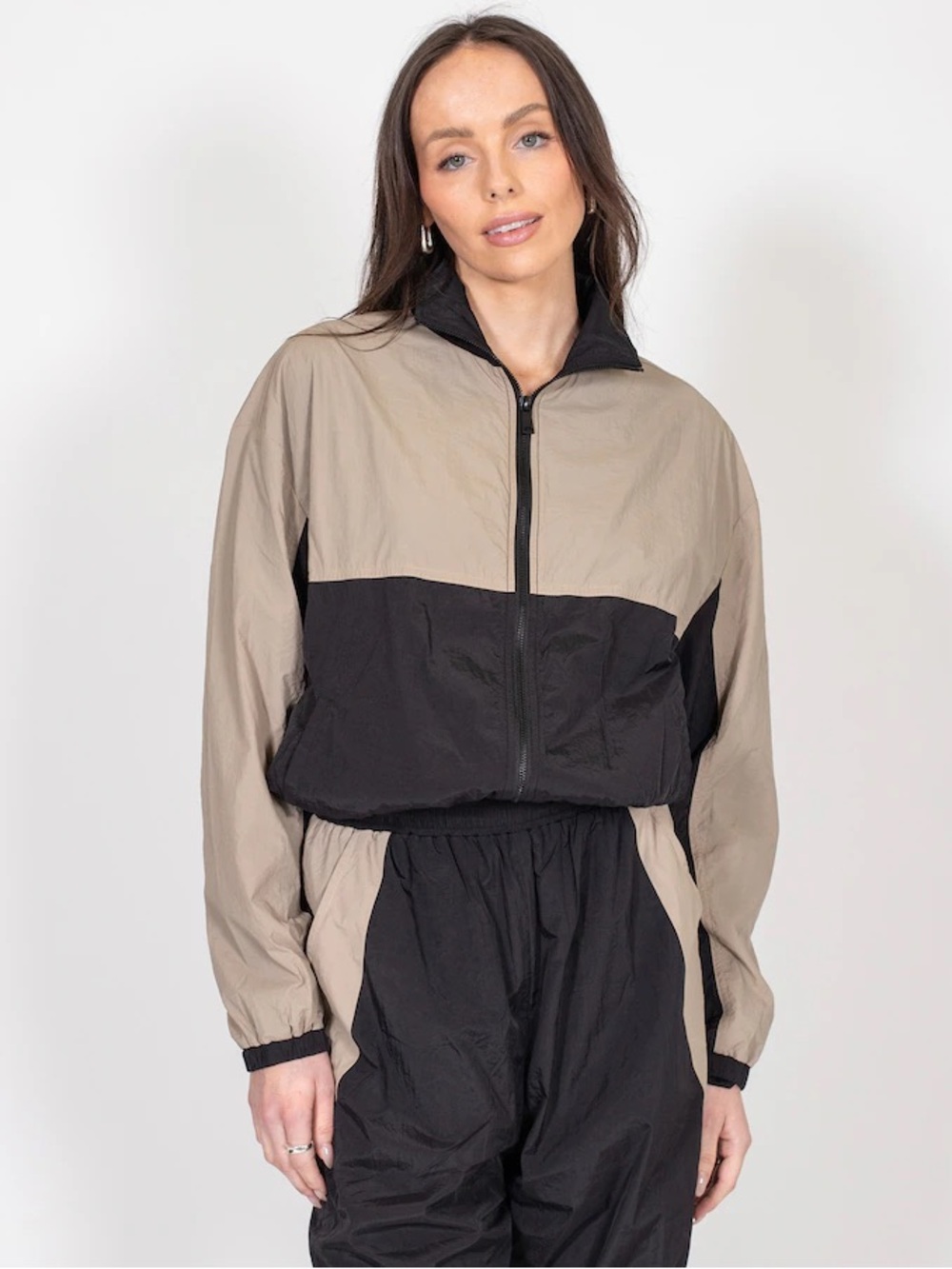 BRUNETTE THE LABEL SERENA FULL ZIP TRACK JACKET